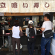 An outer market food stall.